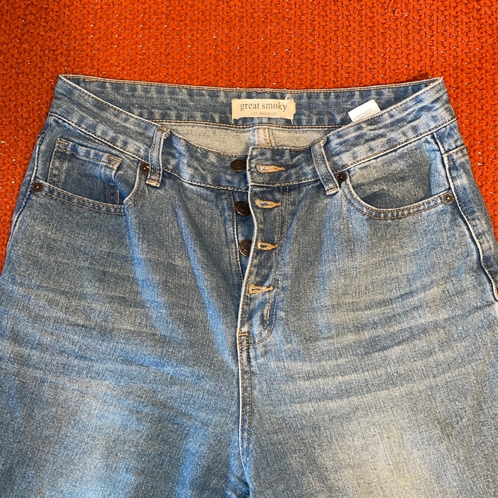 Straight leg jeans
